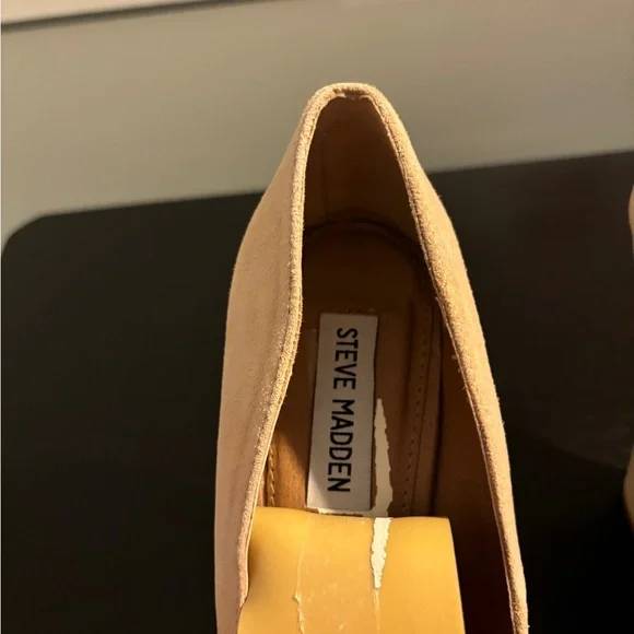 Steve Madden Pammyy Blush Suede Platform Wedges - Picture 10 of 14